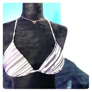 Black and white bikini